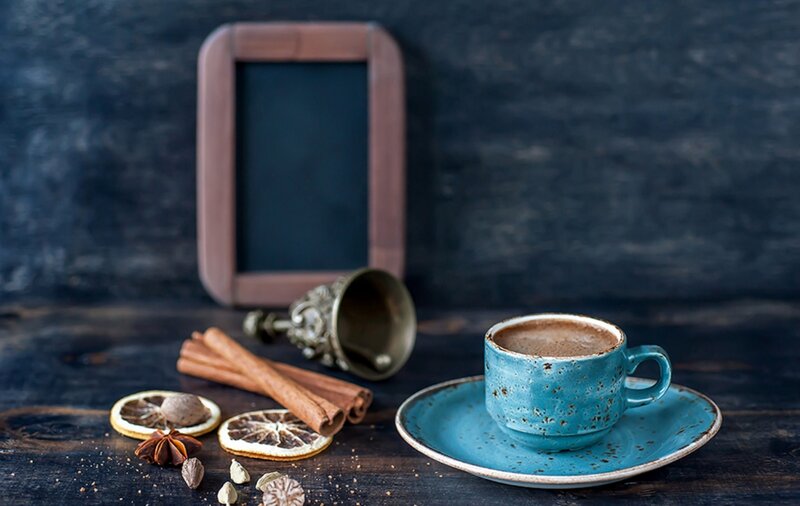 Blue Cup of Coffee