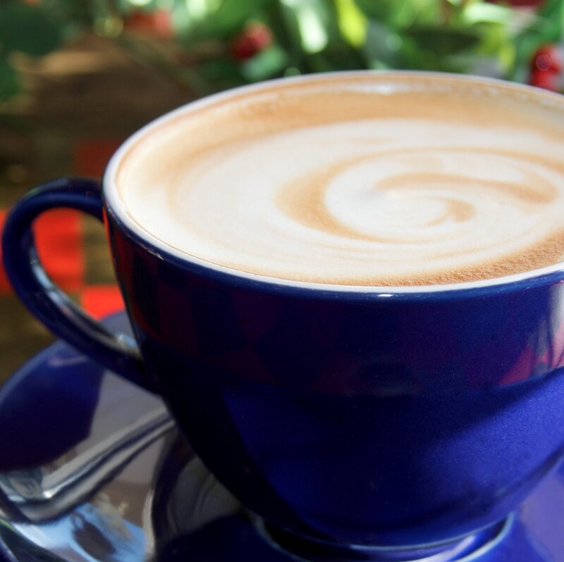 Blue Cup of Latte — Calm