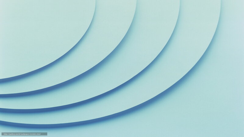 Blue curved layers abstract