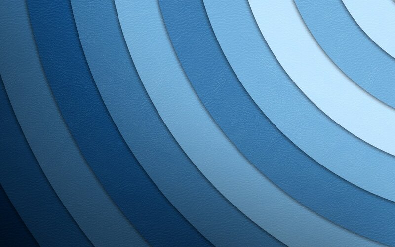 Blue Curved Layers