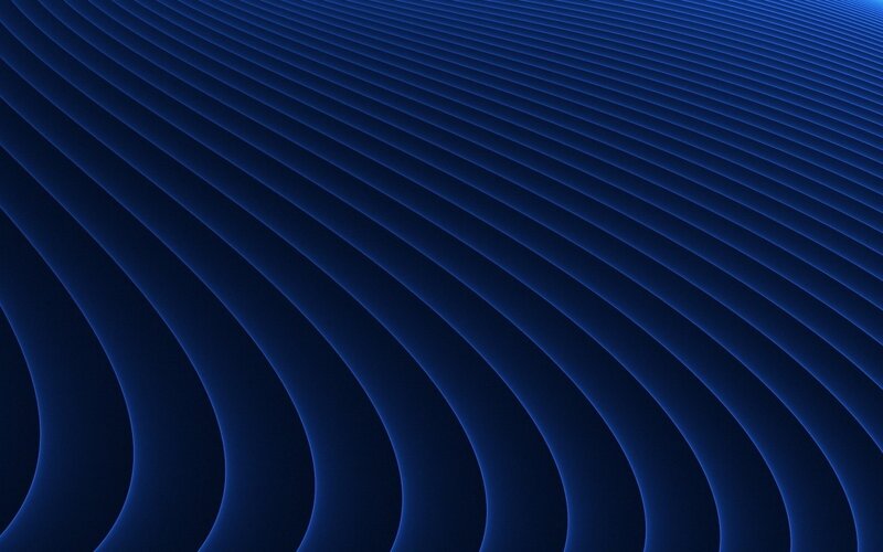 Blue Curved Lines — Calm