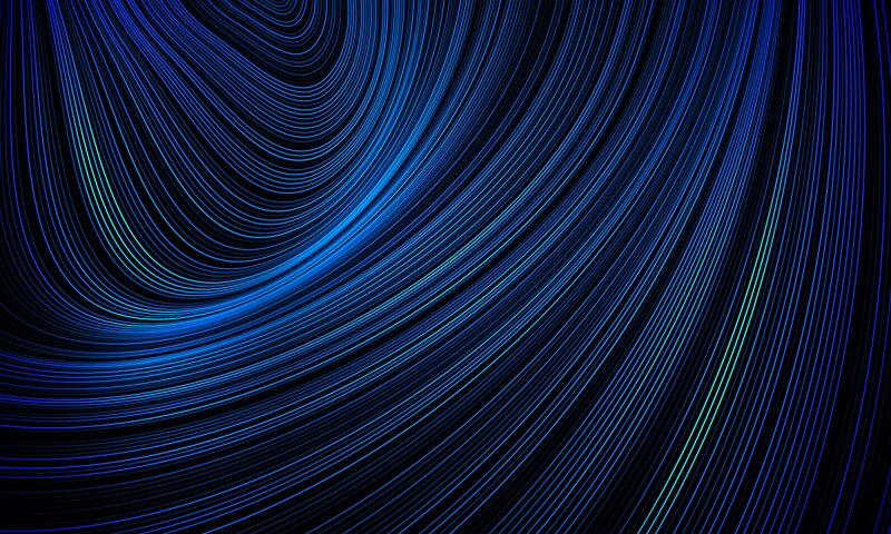 Blue Curved Lines — Dynamic