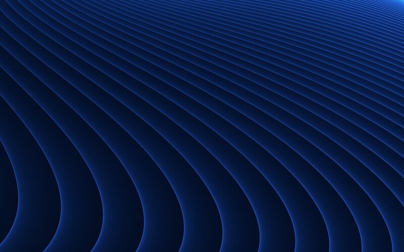 blue curved lines pattern