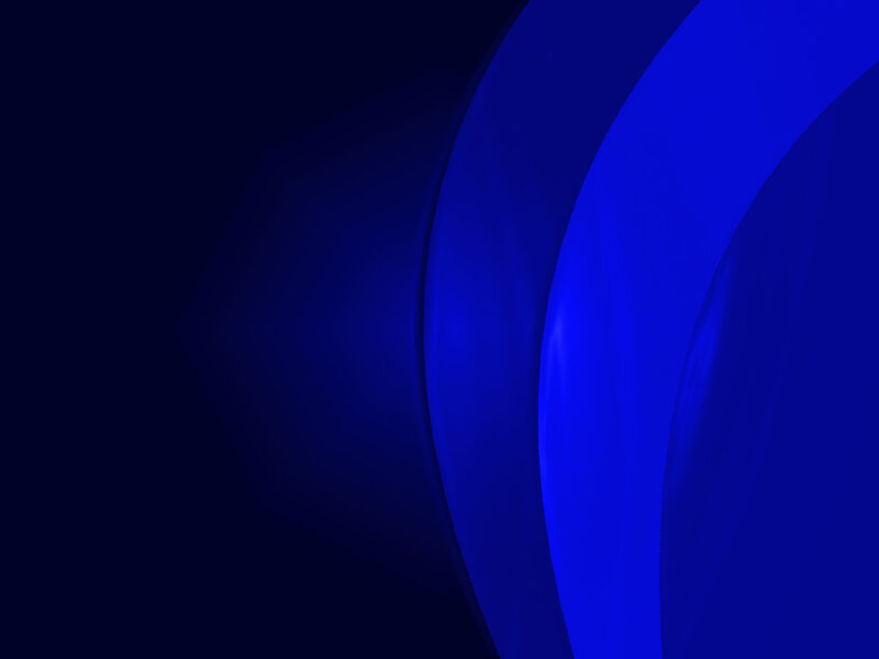 Blue Curved Shapes — Calm, Abstract
