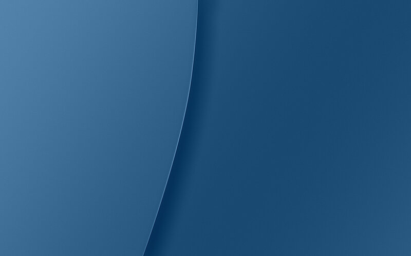 Blue Curved Surface