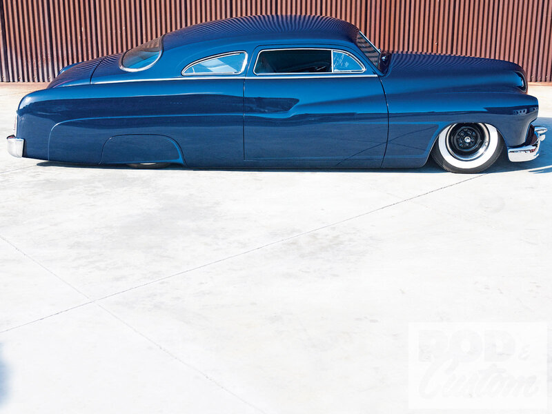 Blue Custom Car — Calm, Afternoon, Photograph