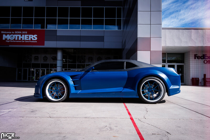 Blue Custom Car — Dramatic, Afternoon, Photograph