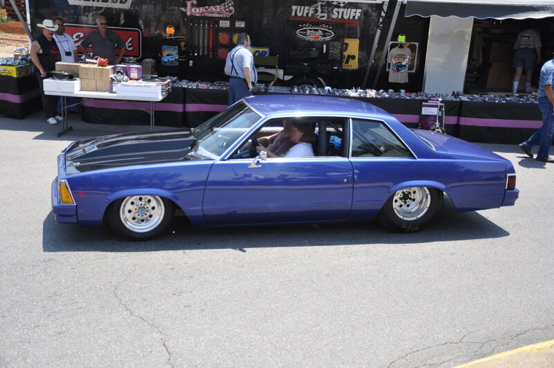 Blue Custom Car