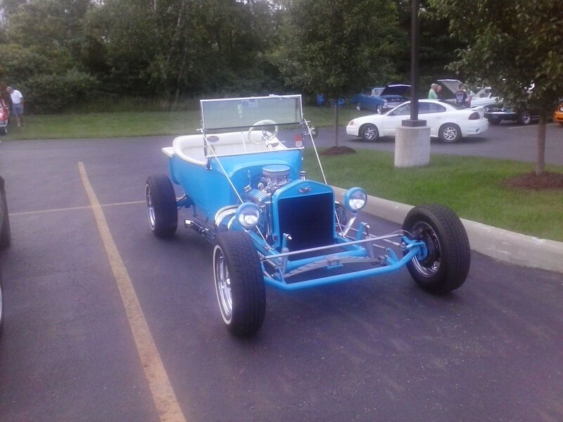 Blue Custom Hot Rod — Calm, Afternoon, Photograph