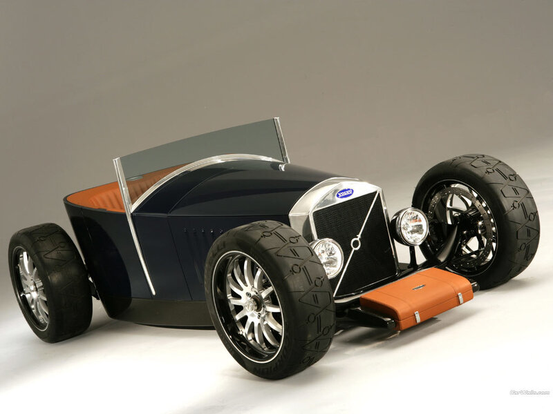 Blue Custom Hot Rod