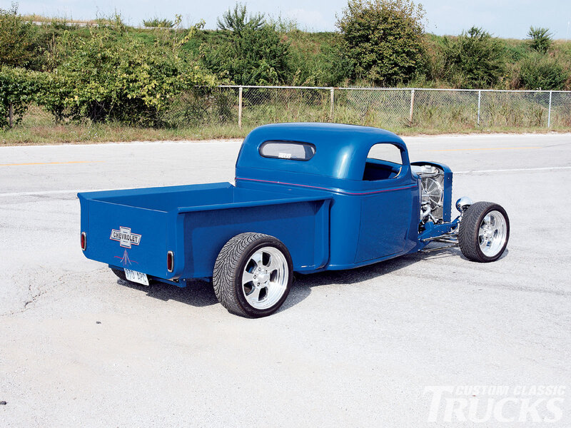 Blue Custom Pickup Truck — Calm