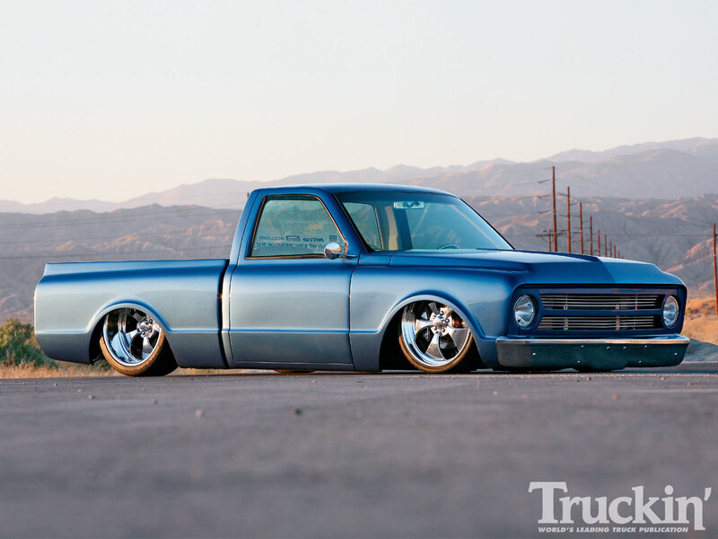 Blue Custom Pickup Truck — Serene
