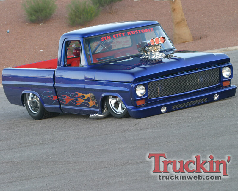Blue Custom Pickup Truck — Showcase