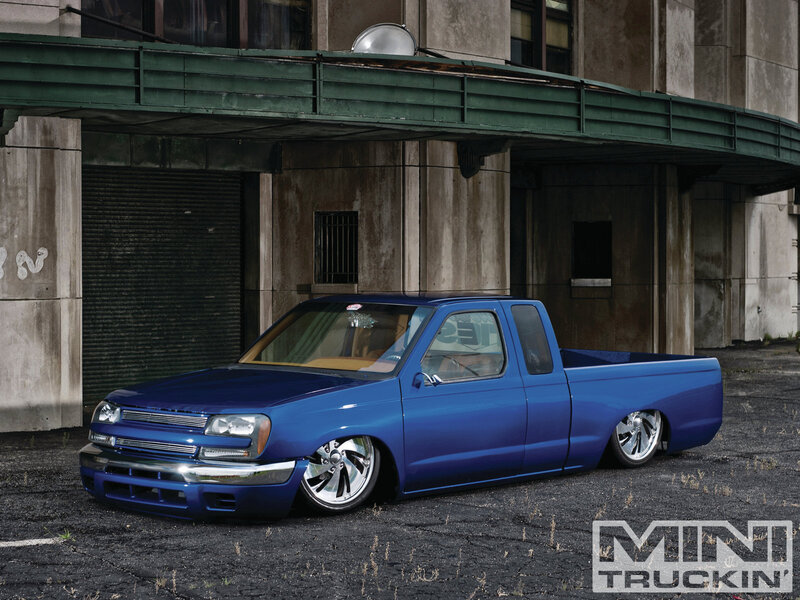 Blue Custom Pickup Truck — Urban