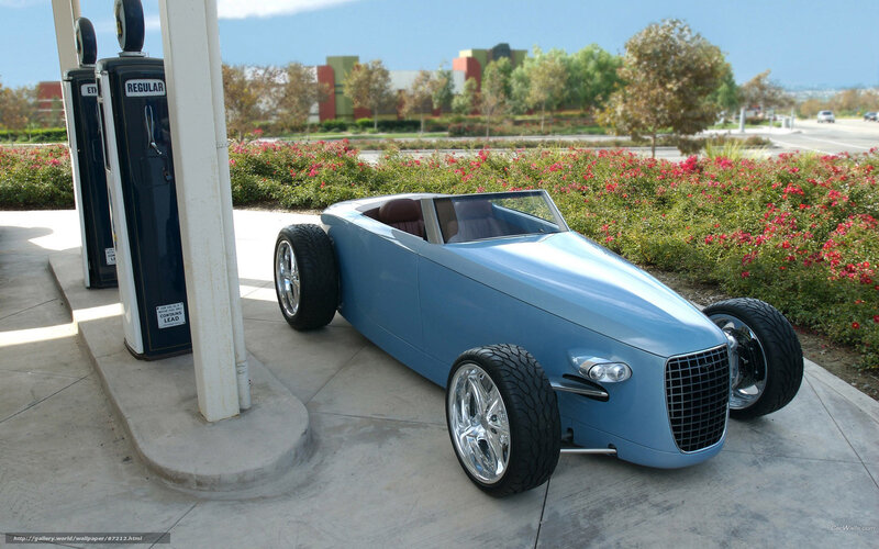Blue Custom Roadster — Calm
