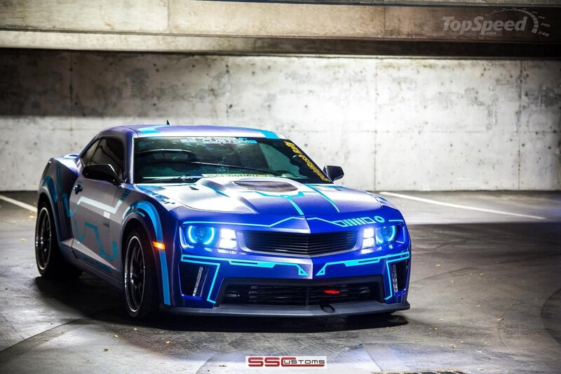 Blue Customized Car