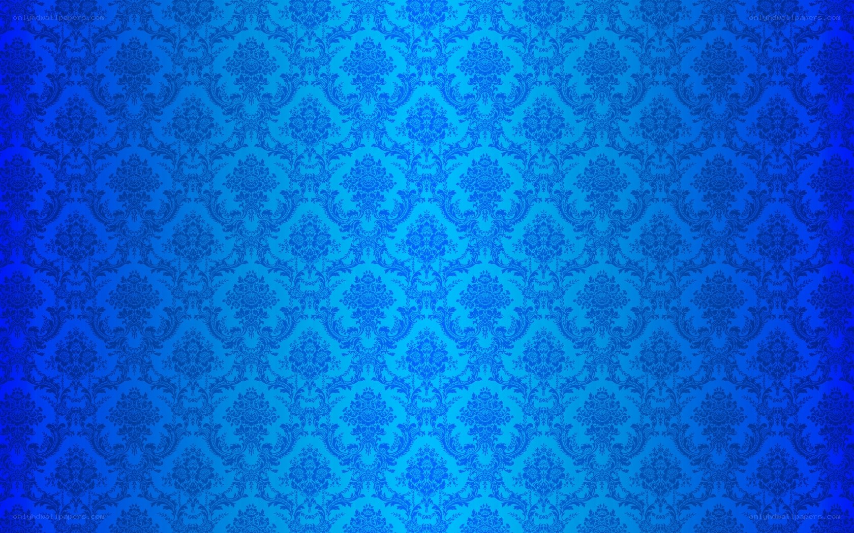 blue damask pattern