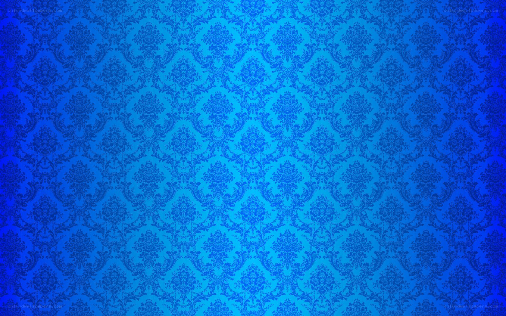blue damask pattern