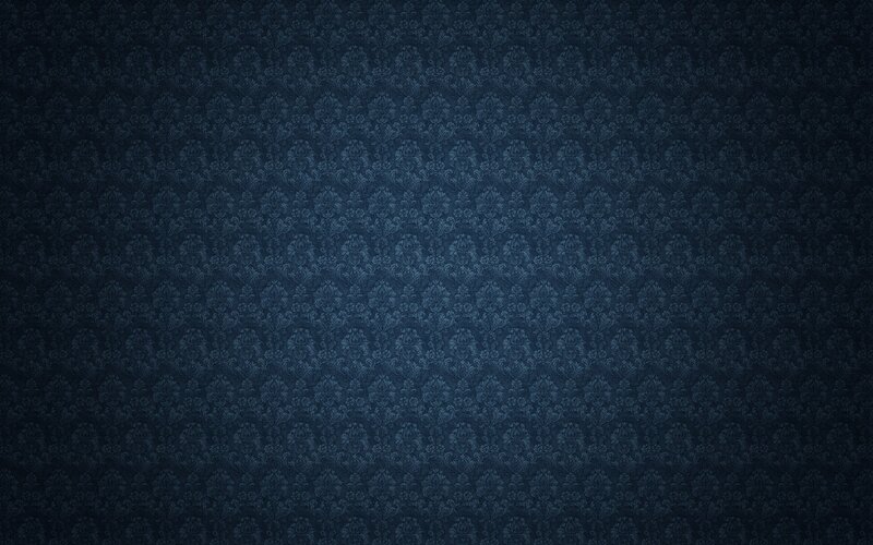 Blue Damask Pattern — Abstract