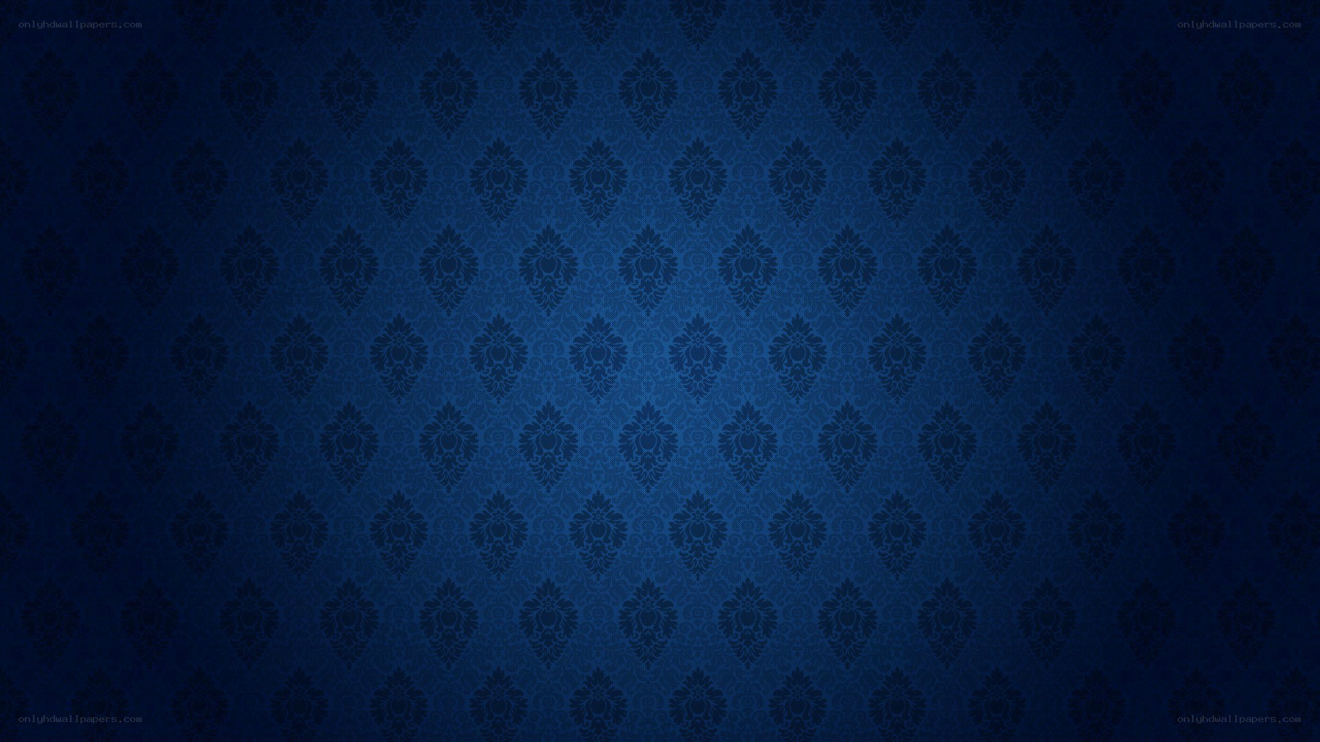 blue damask pattern background