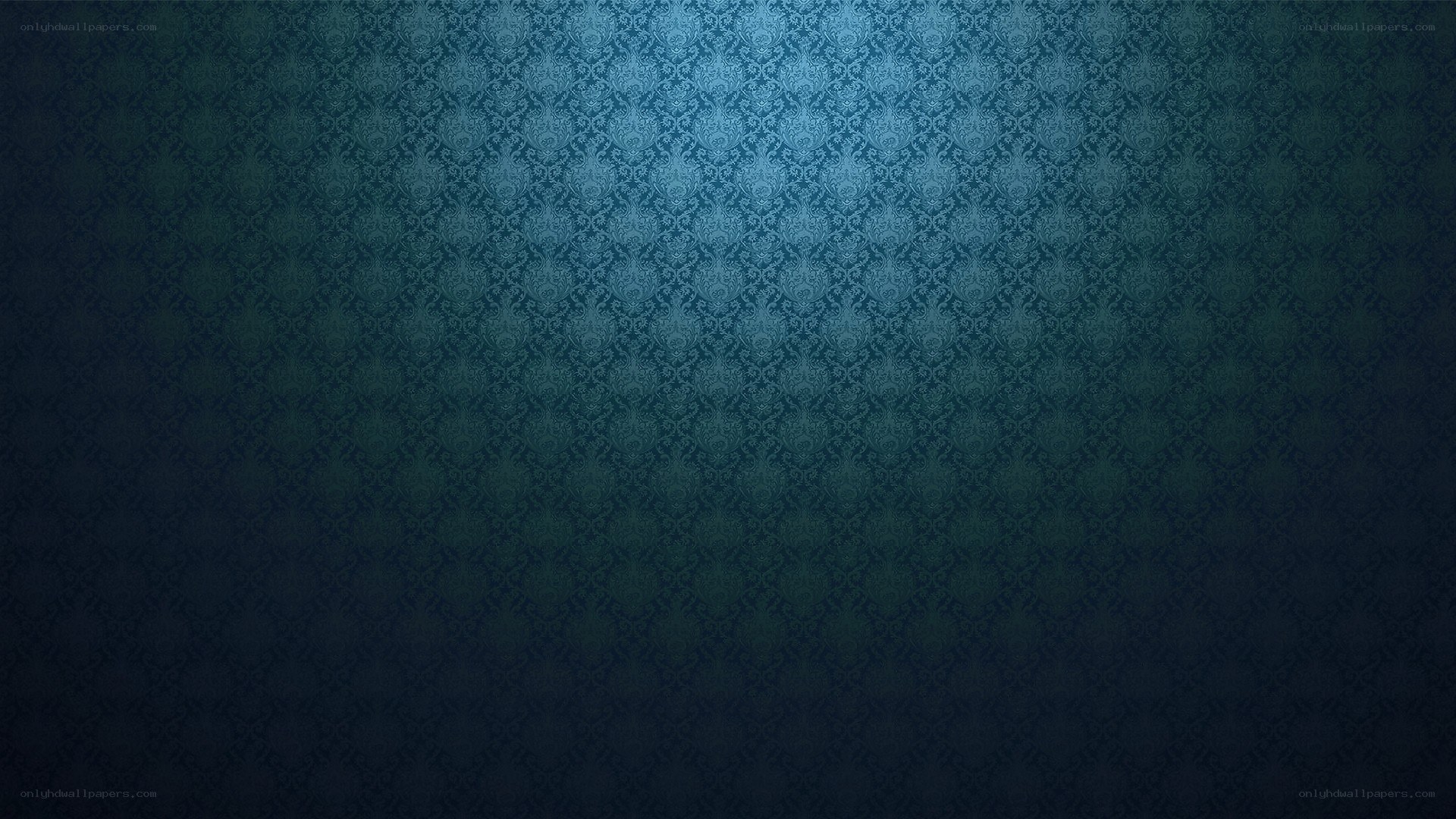 blue damask pattern background