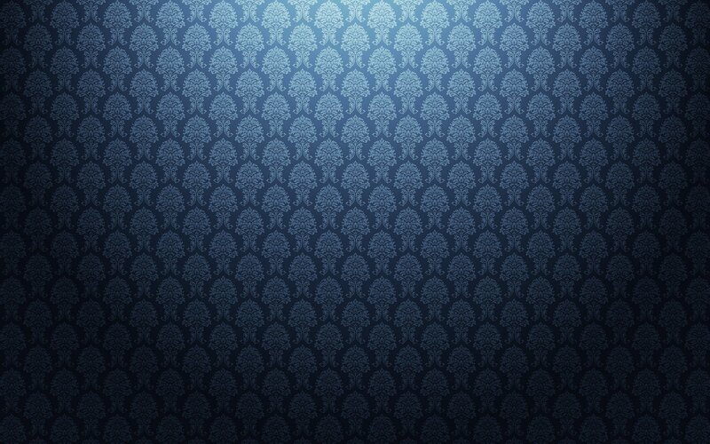 Blue Damask Pattern — Calm, Digital Art