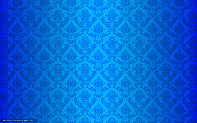 Blue Damask Pattern — Calm