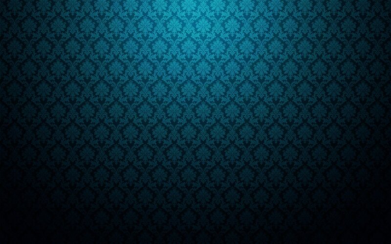 Blue Damask Pattern — Dark, Abstract