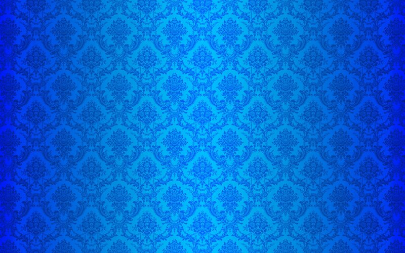 Blue Damask Pattern — Design