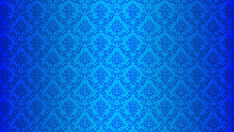 Blue Damask Pattern — Gradient