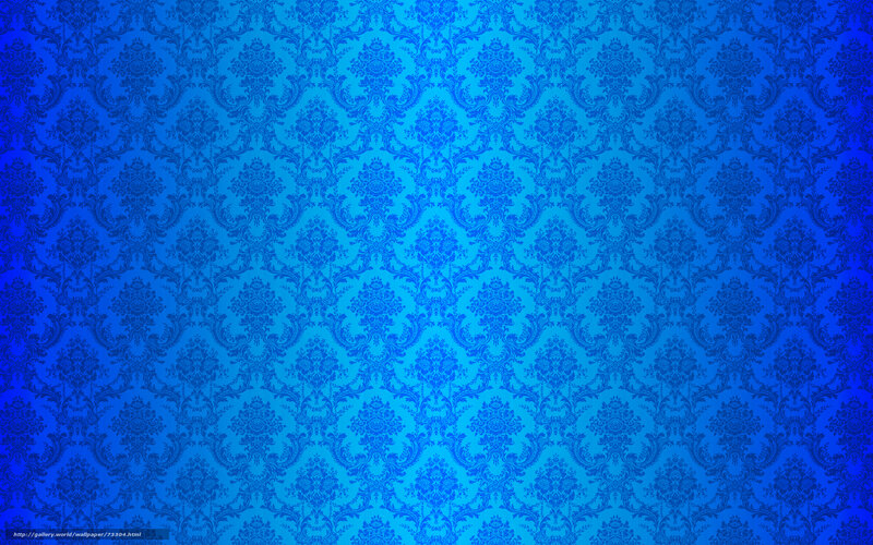 blue damask pattern