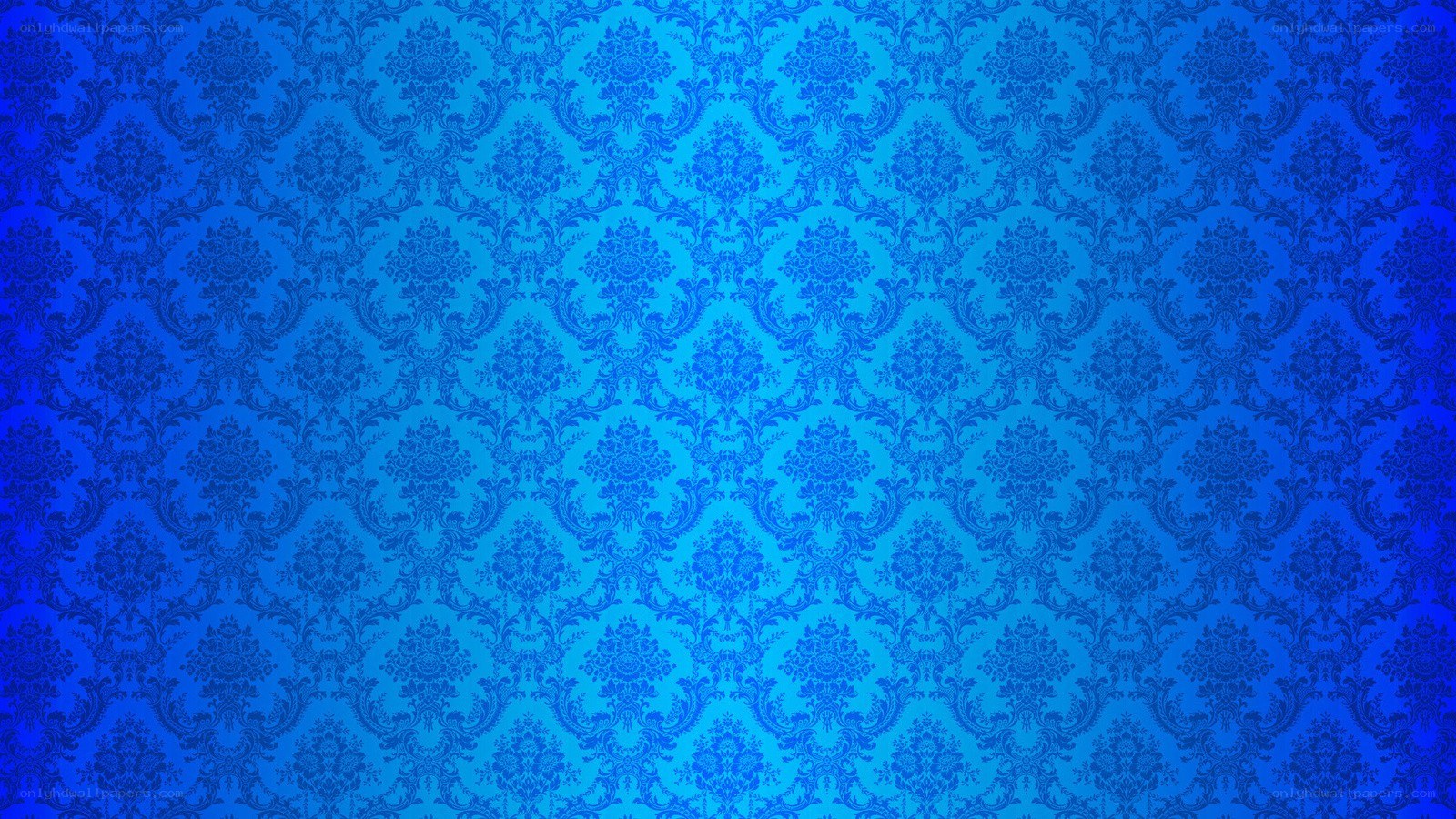 blue damask pattern wallpaper