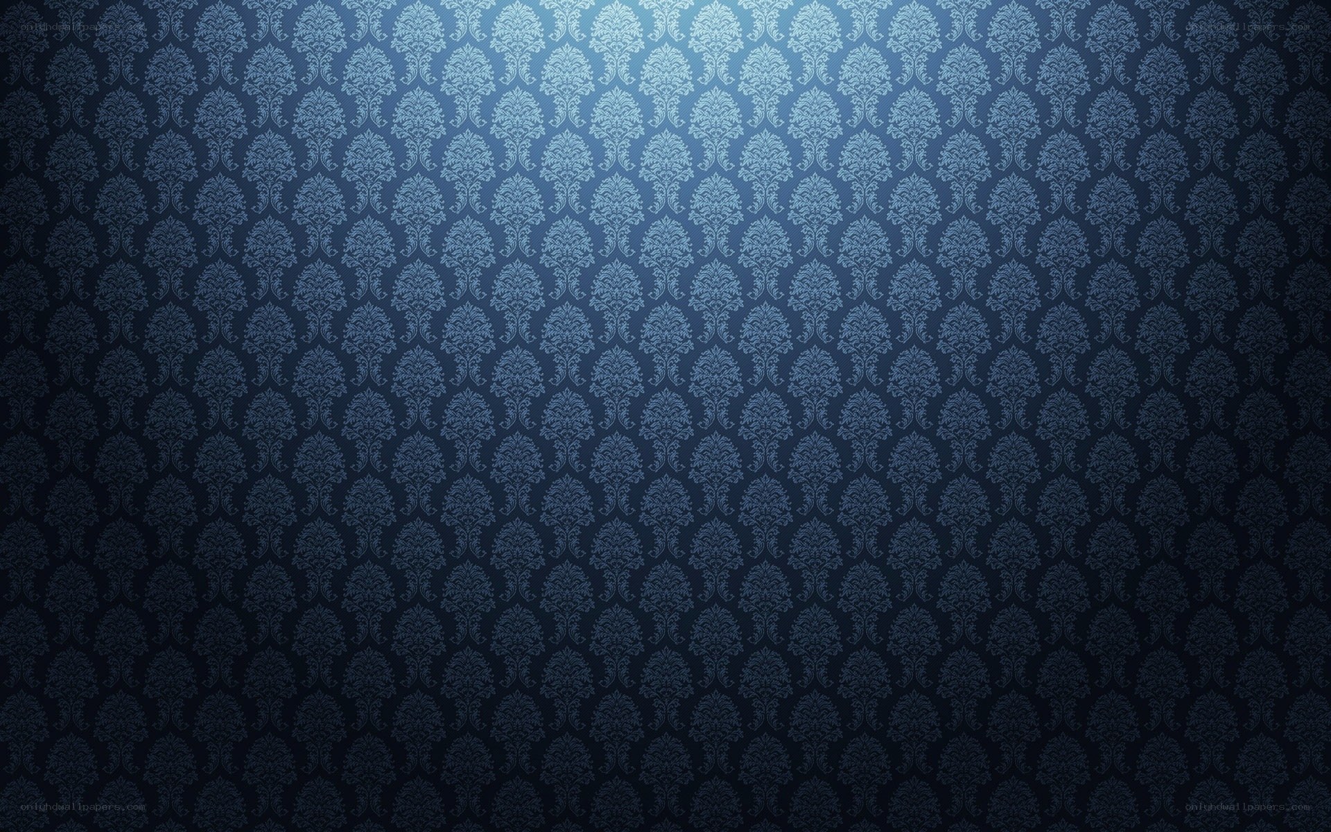 blue damask pattern wallpaper