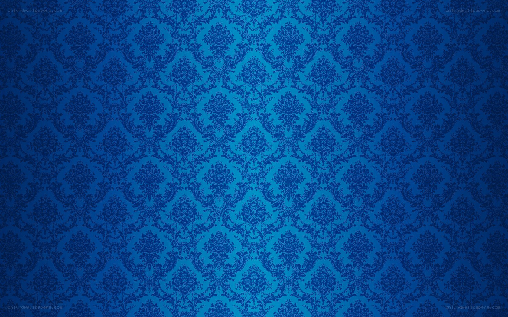 blue damask pattern wallpaper