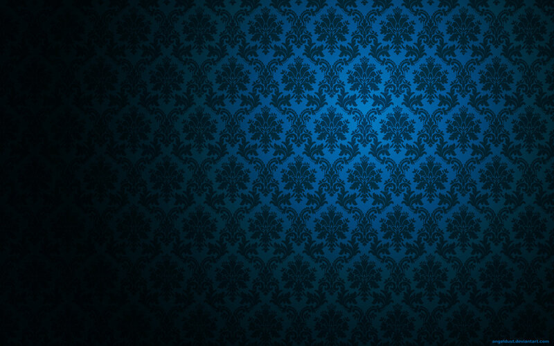blue damask pattern wallpaper