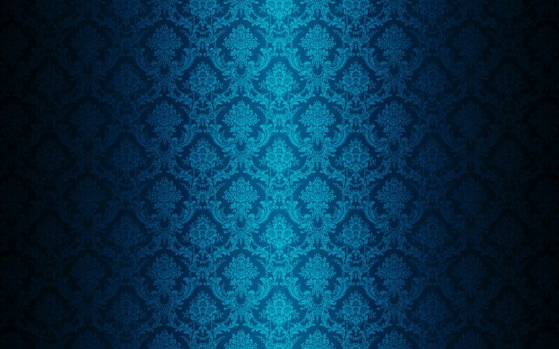 blue damask pattern wallpaper