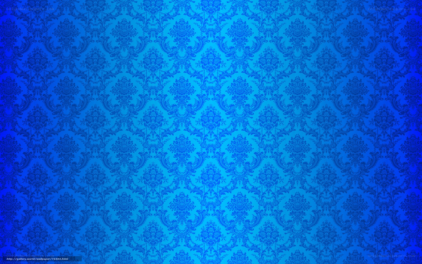 blue damask pattern