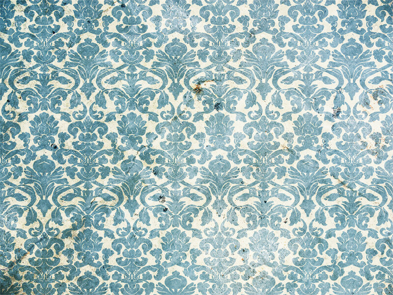 blue damask wallpaper pattern