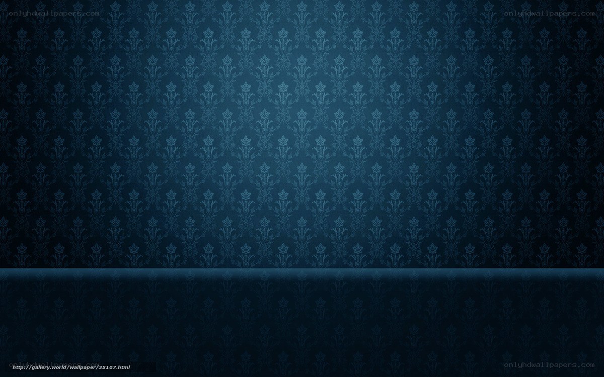 blue damask wallpaper pattern