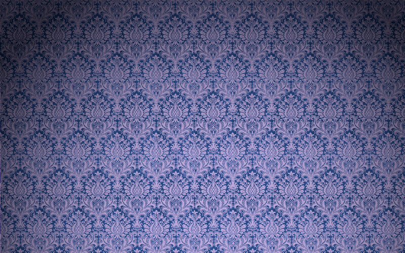 Blue Damask Wallpaper