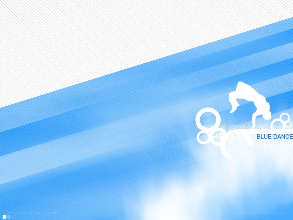 Blue dance background design