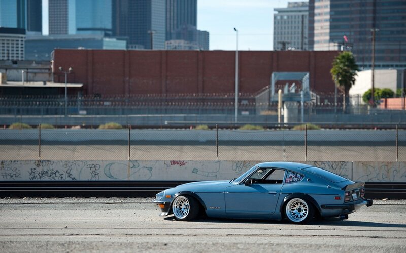Blue Datsun 260z Car