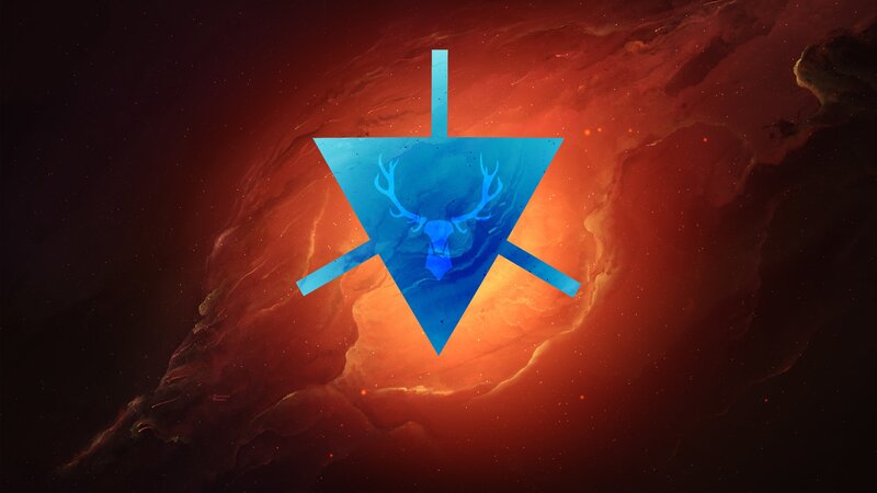 Blue Deer Symbol