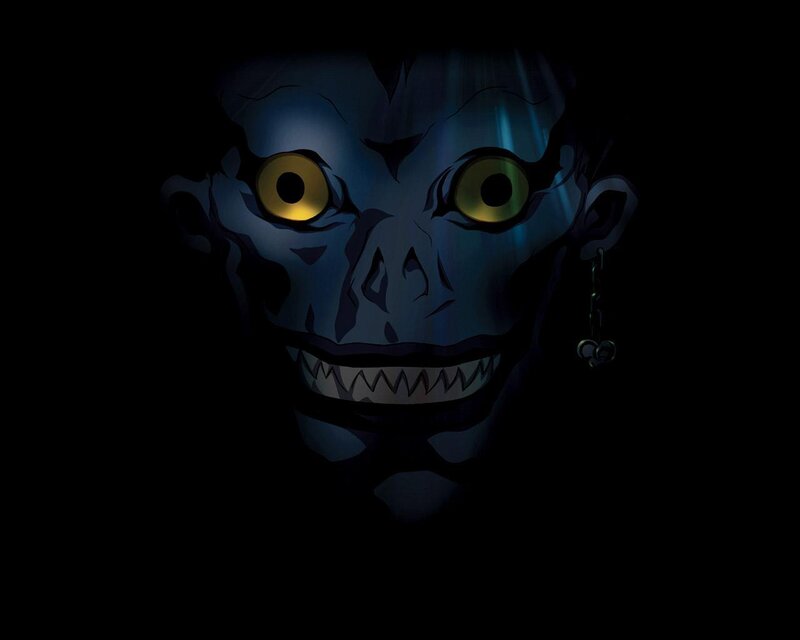 Blue Demon Face — Black
