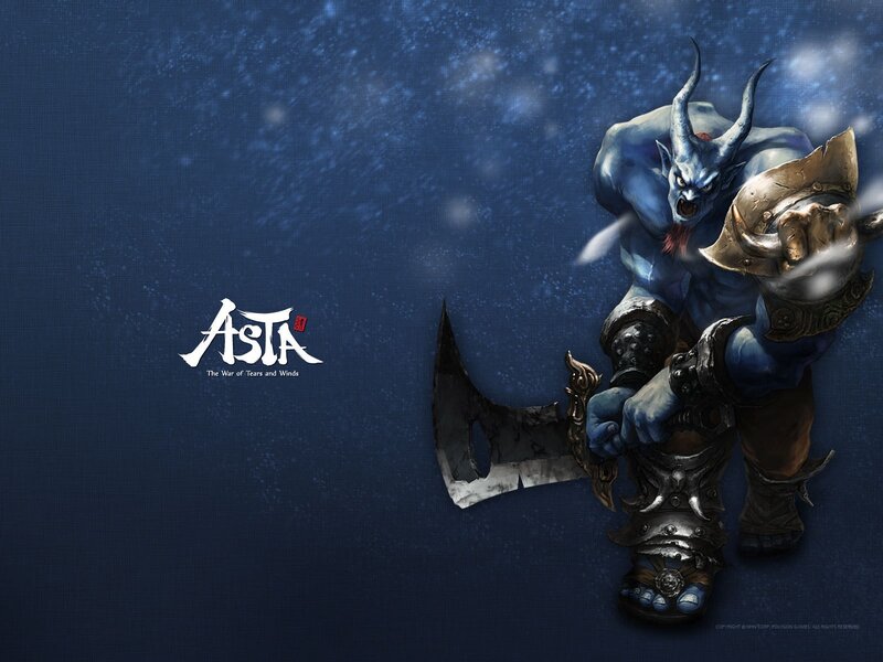 Blue Demon Warrior — Dramatic, Winter