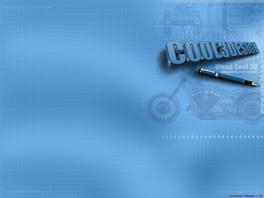 blue design wallpaper with pen
