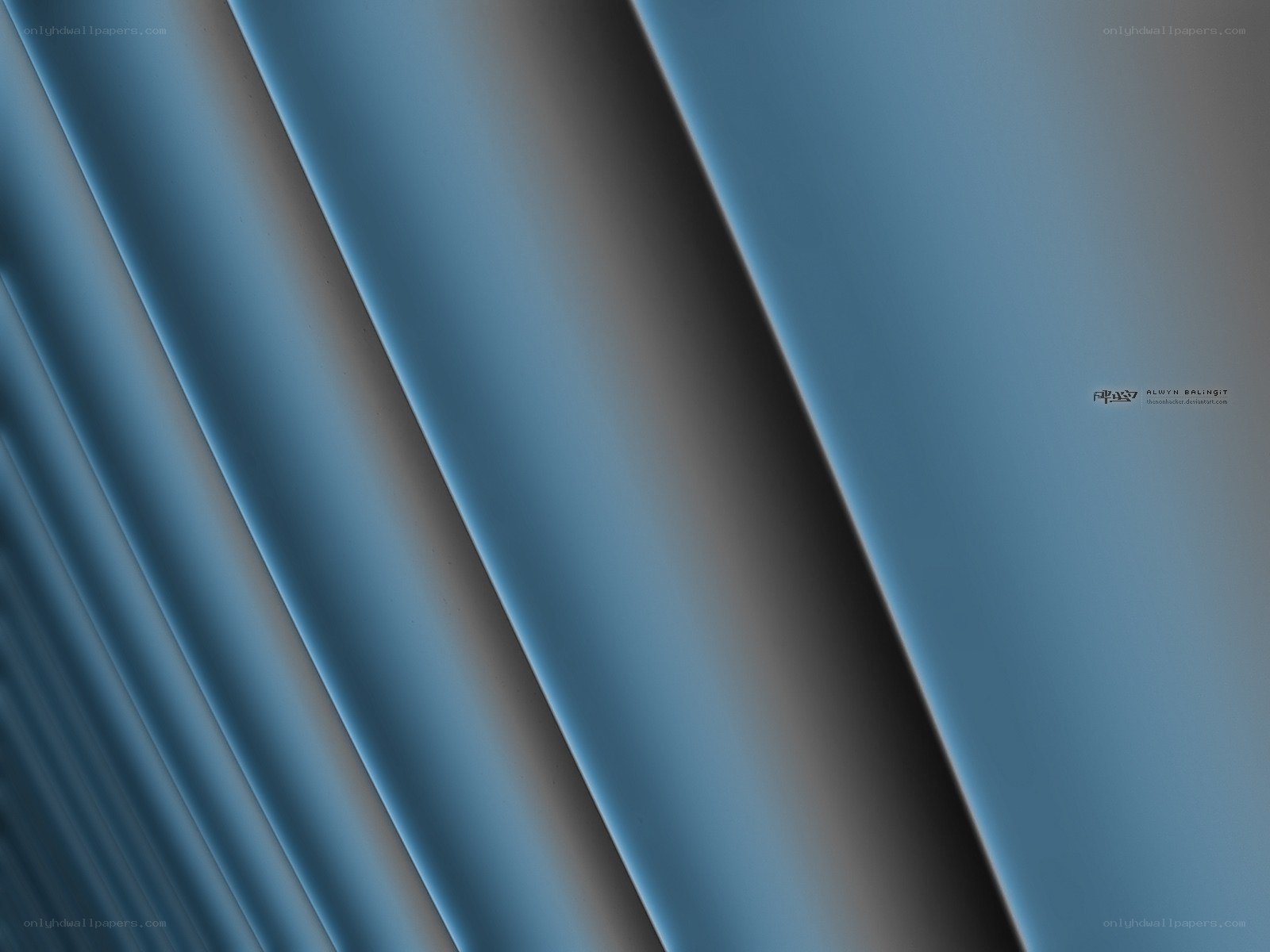Blue diagonal lines abstract