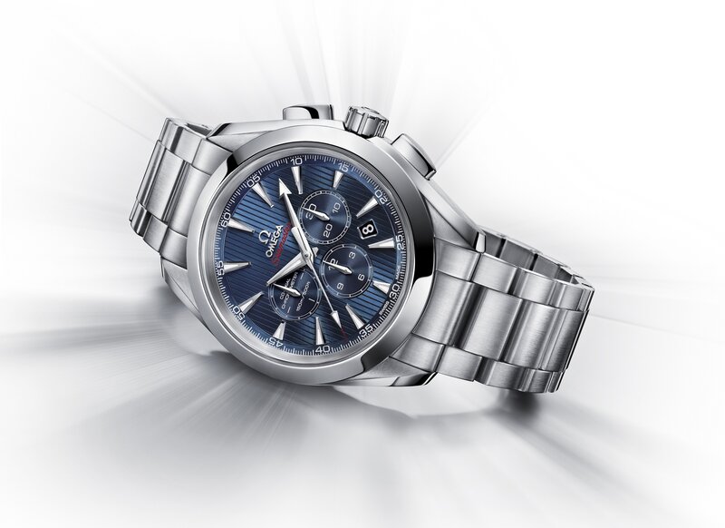 Blue Dial Chronograph Watch