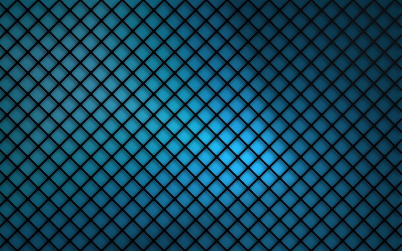 Blue Diamond Grid Pattern — Dark, Abstract