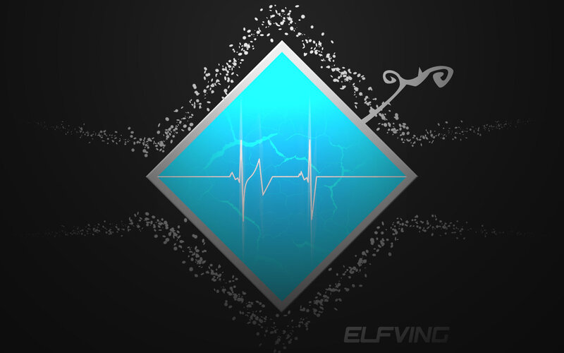 Blue Diamond with Heartbeat